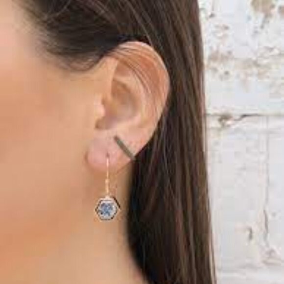 5/$25 Orange Druzy Silver Studs Earrings HOLIDAY EARRING SALE REDUCED SHIPPING! - Picture 13 of 15